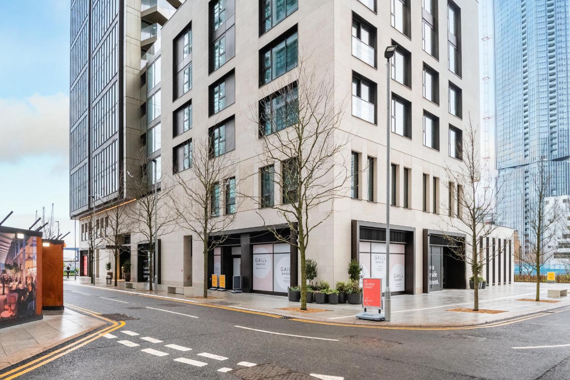 Elegant And Modern Apartments In Canary Wharf Right Next To Thames Londyn Zewnętrze zdjęcie