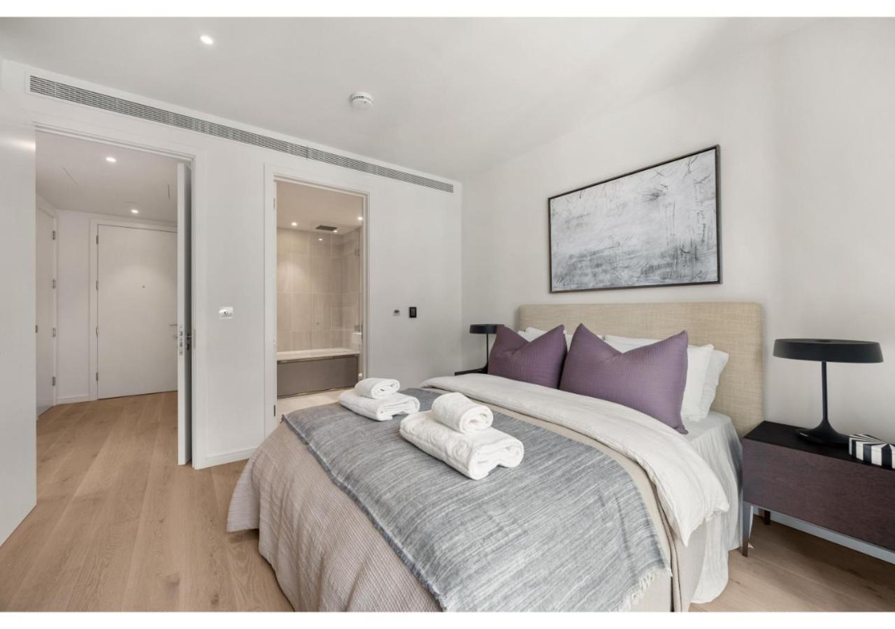 Elegant And Modern Apartments In Canary Wharf Right Next To Thames Londyn Zewnętrze zdjęcie