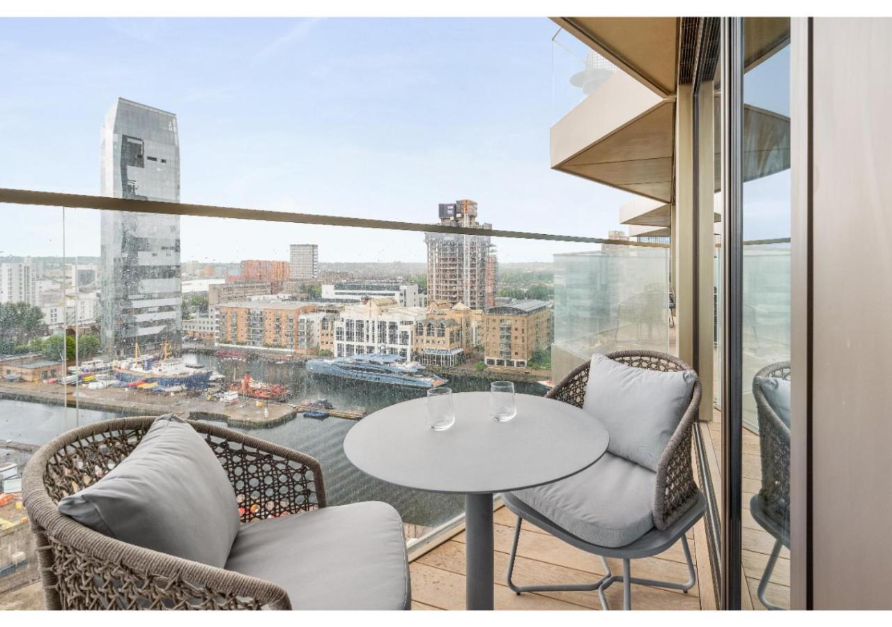 Elegant And Modern Apartments In Canary Wharf Right Next To Thames Londyn Zewnętrze zdjęcie